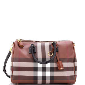 Burberry Bowling Bag Check E-Canvas #224562B15B